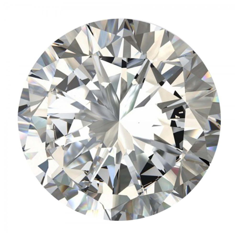 GIA Round Cut 1.00 Carat F SI2