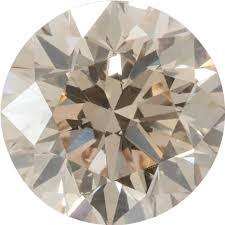 IDL 0.77ct Round Fancy Light Brown SI2