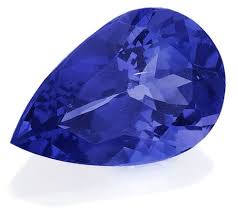 DIA 5.090ct Pear Cut Natural Tanzanite